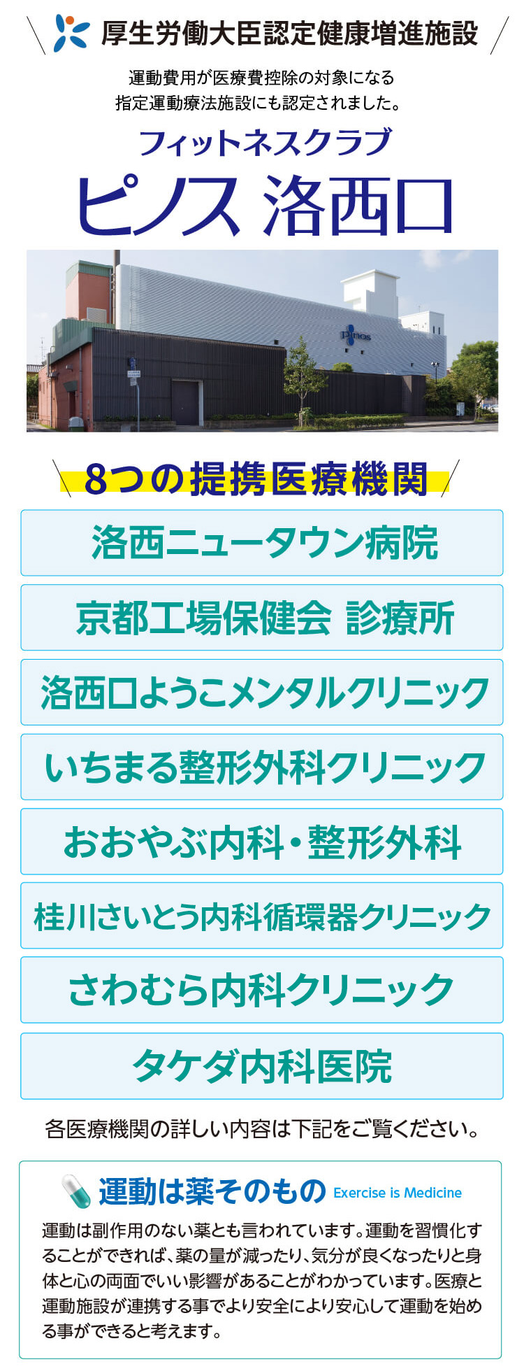 厚生労働大臣認定健康増進施設